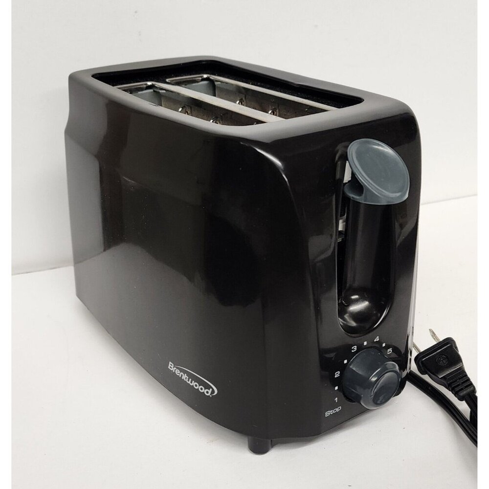 BRAND NEW Brentwood Appliances TS-260B 2-Slice Cool Touch Toaster, Black